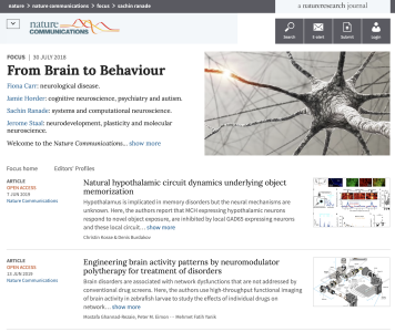 Enlarged view: Editors’ Highlight: From Brain to Behaviour